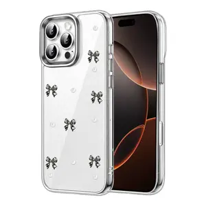 İphone 16 Pro Max Fiyonk Desenli Kapak - Desen 8