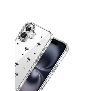 İphone 16 Plus Fiyonk Desenli Kapak - Desen 1