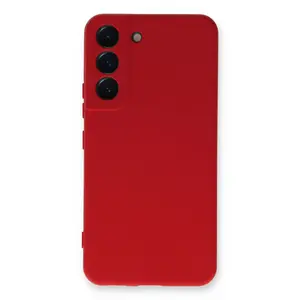 Samsung Galaxy S23 Plus Kılıf Nano İçi Kadife Silikon - Kırmızı