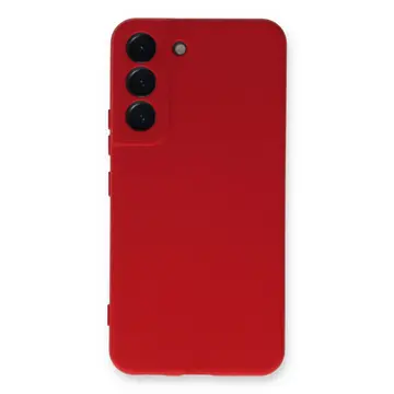 Samsung Galaxy S23 Plus Kılıf Nano İçi Kadife Silikon - Kırmızı