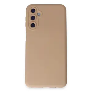 Samsung Galaxy M14 5g Kılıf Nano İçi Kadife Silikon - Pudra
