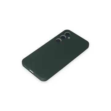 Samsung Galaxy A35 5g Kılıf First Silikon - Koyu Yeşil