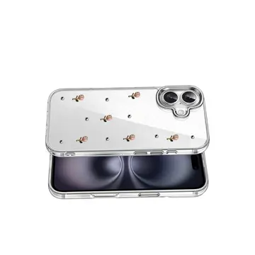 İphone 16 Plus Fiyonk Desenli Kapak - Desen 6