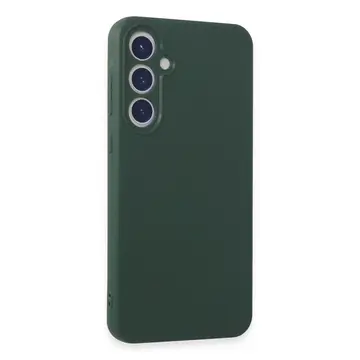 Samsung Galaxy A55 5g Kılıf First Silikon - Koyu Yeşil