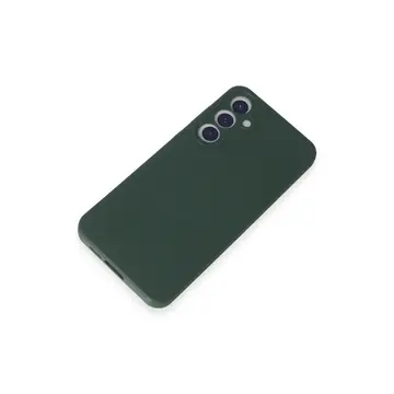 Samsung Galaxy A55 5g Kılıf First Silikon - Koyu Yeşil