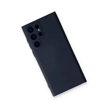Samsung Galaxy S23 Ultra Kılıf Nano İçi Kadife Silikon - Lacivert