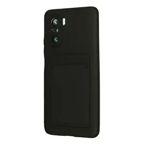 Xiaomi Mi 11i Kılıf Kelvin Kartvizitli Silikon - Siyah