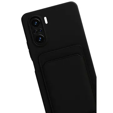 Xiaomi Mi 11i Kılıf Kelvin Kartvizitli Silikon - Siyah