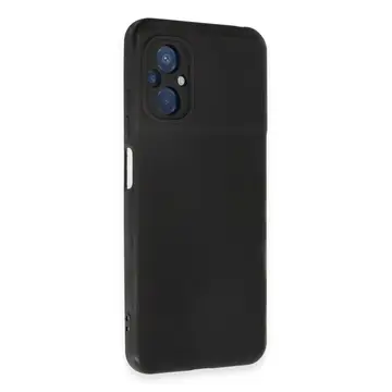 Xiaomi Poco M5 Kılıf Nano İçi Kadife Silikon - Siyah