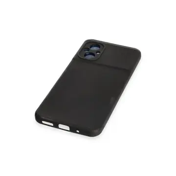 Xiaomi Poco M5 Kılıf Nano İçi Kadife Silikon - Siyah