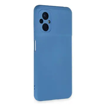 Xiaomi Poco M5 Kılıf Nano İçi Kadife Silikon - Mavi