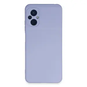 Xiaomi Poco M5 Kılıf Nano İçi Kadife Silikon - Lila