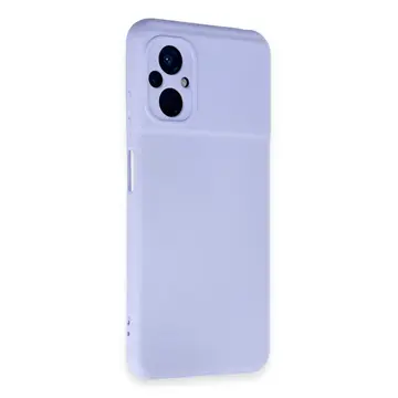 Xiaomi Poco M5 Kılıf Nano İçi Kadife Silikon - Lila
