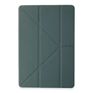Xiaomi Pad 6 Kılıf Kalemlikli Mars Tablet Kılıfı - Koyu Yeşil