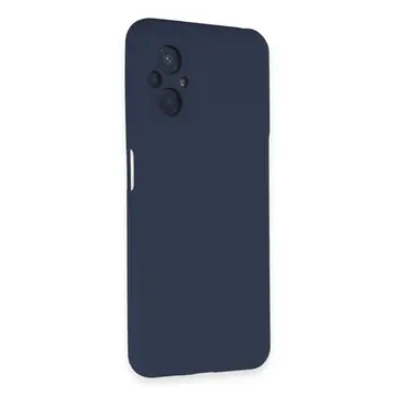 Xiaomi Poco M5 Kılıf Nano İçi Kadife Silikon - Lacivert