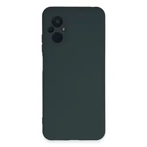 Xiaomi Poco M5 Kılıf Nano İçi Kadife Silikon - Koyu Yeşil