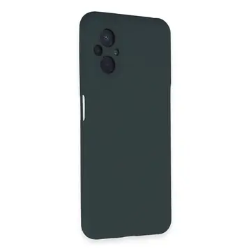 Xiaomi Poco M5 Kılıf Nano İçi Kadife Silikon - Koyu Yeşil