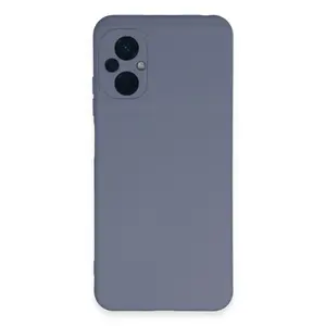 Xiaomi Poco M5 Kılıf Nano İçi Kadife Silikon - Gri