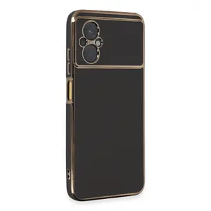 Xiaomi Poco M5 Kılıf Volet Silikon - Siyah