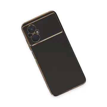 Xiaomi Poco M5 Kılıf Volet Silikon - Siyah