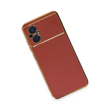 Xiaomi Poco M5 Kılıf Volet Silikon - Kırmızı