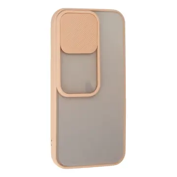 İphone 13 Pro Kılıf Palm Buzlu Kamera Sürgülü Silikon - Pembe