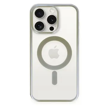 İphone 15 Pro Kılıf Erozi Magsafe Kapak - Gri
