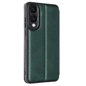 Samsung Galaxy S25 Edge Flip Cover - Koyu Yeşil