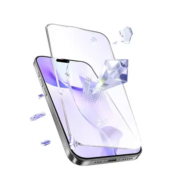 İphone 16 Pro Max Bilvis 5in1 3d Magic Cam Ekran Koruyucu - Siyah