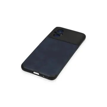 Xiaomi Poco M5 Kılıf Loop Deri Silikon - Lacivert