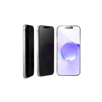 İphone 16 Pro Bilvis 5in1 5d Magic Hayalet Cam Ekran Koruyucu - Siyah