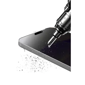 İphone 16 Pro Bilvis 5in1 5d Magic Hayalet Cam Ekran Koruyucu - Siyah