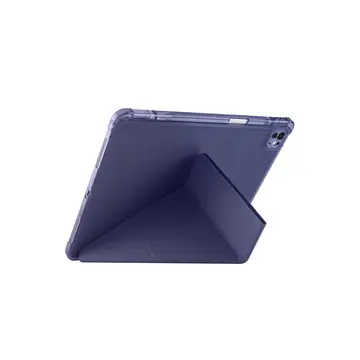 İpad Air 13 (2024) Kılıf Kalemlikli Mars Tablet Kılıfı - Siyah