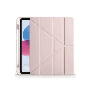 İpad 2025 10.9 10.nesil (a16) Kılıf Kalemlikli Mars Tablet Kılıfı - Rose Gold
