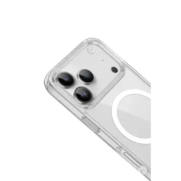 İphone 17 Pro Kılıf Pc Real Magsafe Kapak - Şeffaf