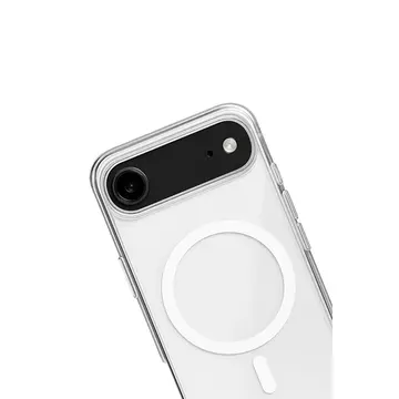 İphone 17 Air Kılıf Magneticsafe Şeffaf Silikon - Şeffaf