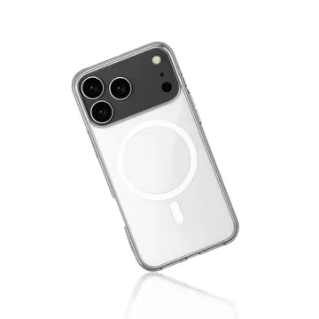 İphone 17 Pro Kılıf Magneticsafe Şeffaf Silikon - Şeffaf