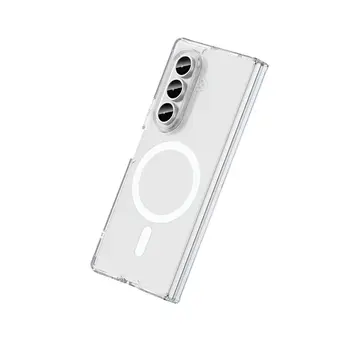 Samsung Galaxy Z Fold 7 Kılıf Magneticsafe Şeffaf Silikon - Şeffaf