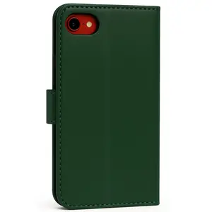 İphone 7 Trend S Plus Kapaklı Kılıf - Yeşil