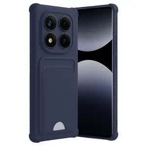 Xiaomi Redmi Note 14 Pro Plus Kelvin Kartvizitli Silikon - Lacivert