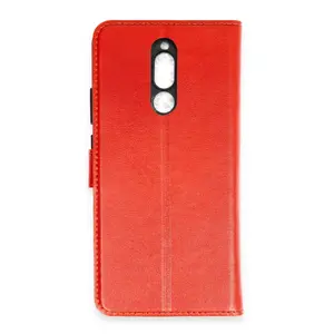 Xiaomi Mi 8 Trend S Plus Kapaklı Kılıf - Kırmızı