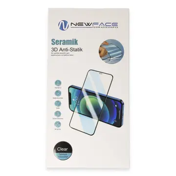 İphone 17 Pro 3d Antistatik Seramik Nano Ekran Koruyucu
