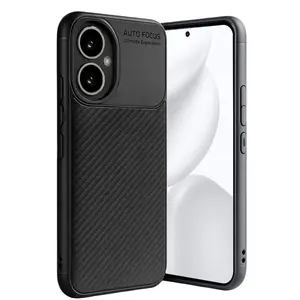 Honor 400 Kılıf Auto Focus Karbon Kapak - Siyah