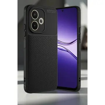 Oppo A5 Pro 4g Kılıf Auto Focus Karbon Kapak - Koyu Yeşil