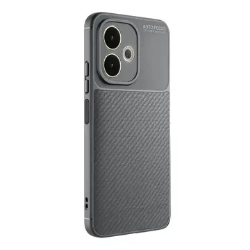 Oppo A5 Pro 4g Kılıf Auto Focus Karbon Kapak - Gri