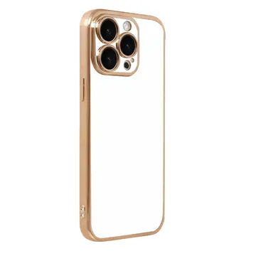 İphone 15 Pro Max Razer Lensli Silikon - Gold