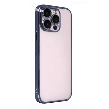 İphone 15 Pro Max Razer Lensli Silikon - Lacivert