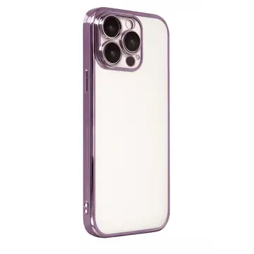 İphone 15 Pro Max Razer Lensli Silikon - Mor