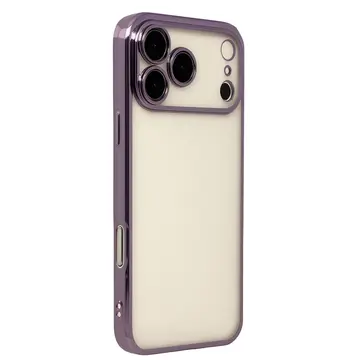 İphone 17 Pro Max Razer Lensli Silikon - Mor