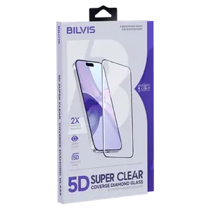 İphone 17 Pro Bilvis 5d Super Clear Diamond Cam Ekran Koruyucu